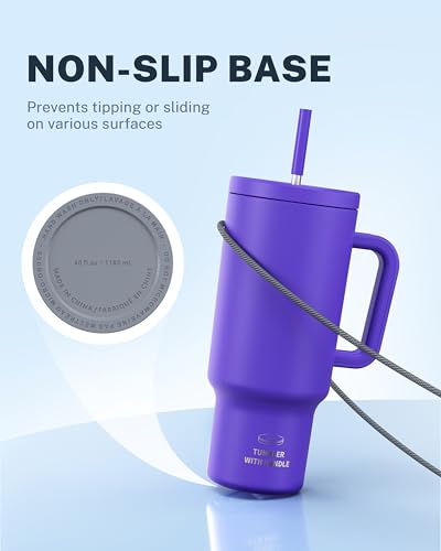 Thumbnail 5 de CCN Taza Térmica 1.2L con Pajita - Morado, Acero Inoxidable