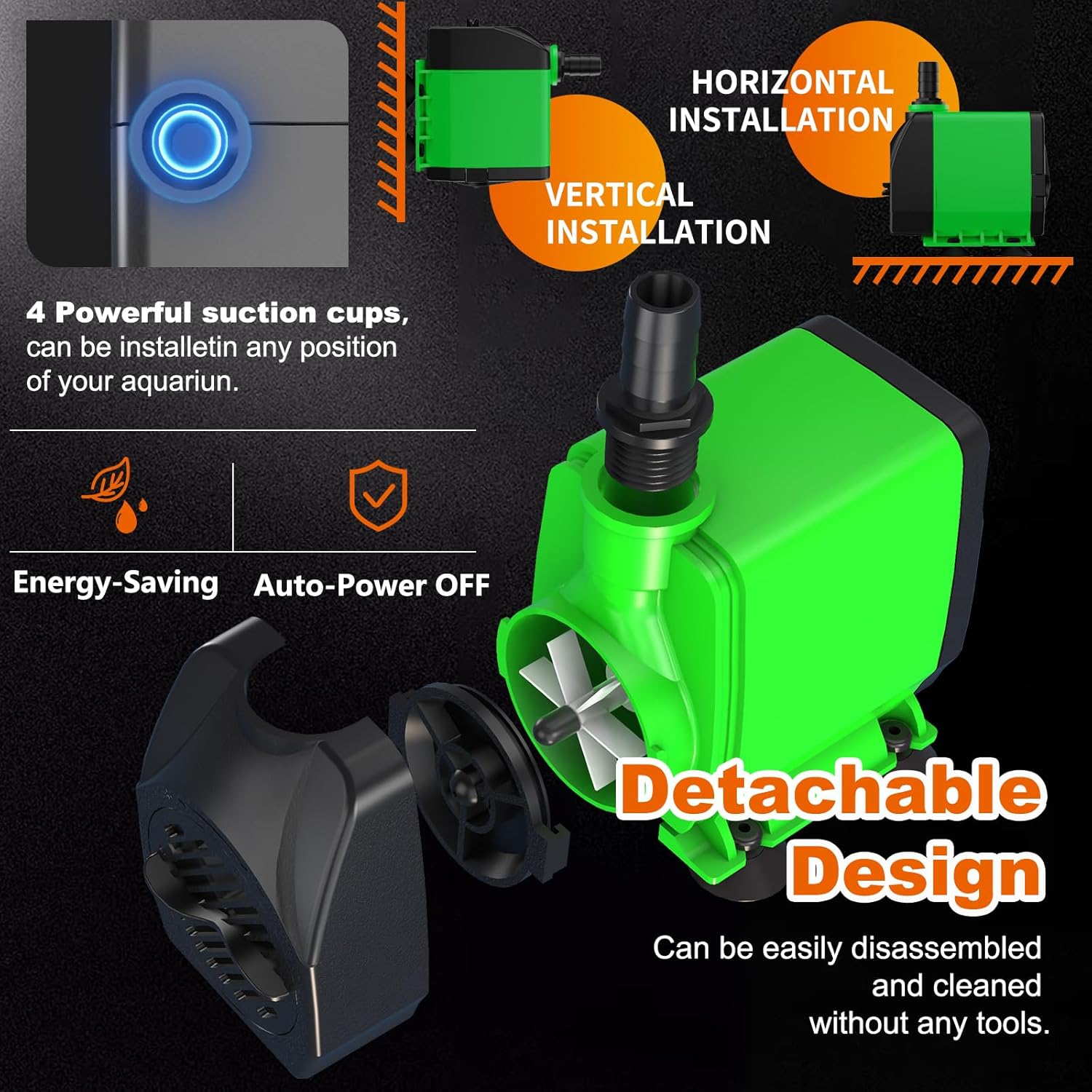 Thumbnail 5 de Knifel Pompe Submersible 45 W 2500 L/h