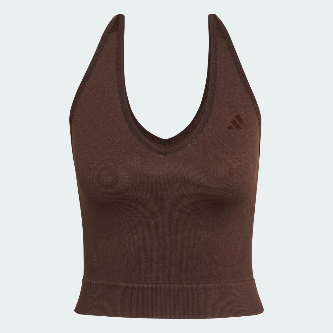 Thumbnail 3 de Camiseta de entrenamiento de punto con escote halter Essentials de Adidas