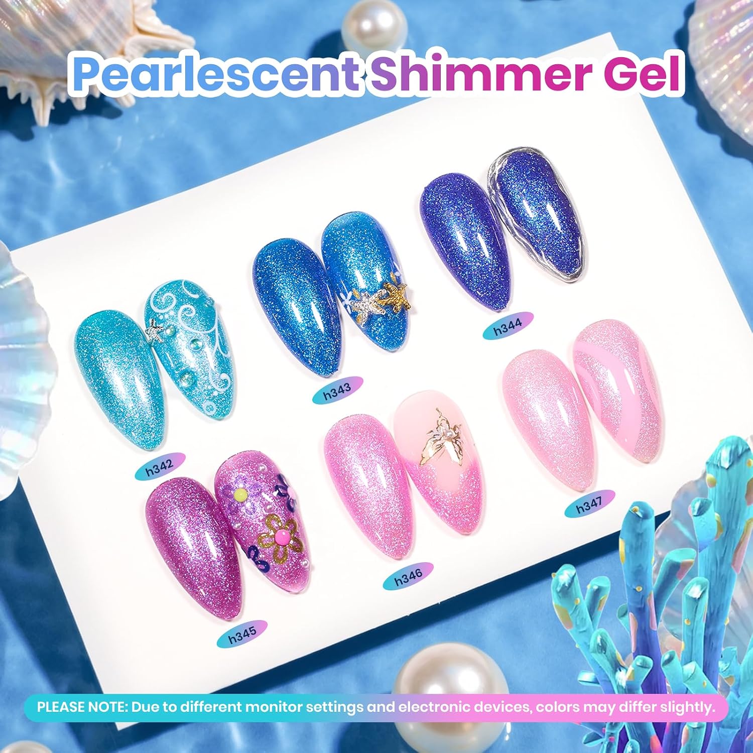 Thumbnail 1 de Beetles Spring Pudding Jelly Gel Nail Polish Set (20 Pastel Colors) with Top Coat & Base