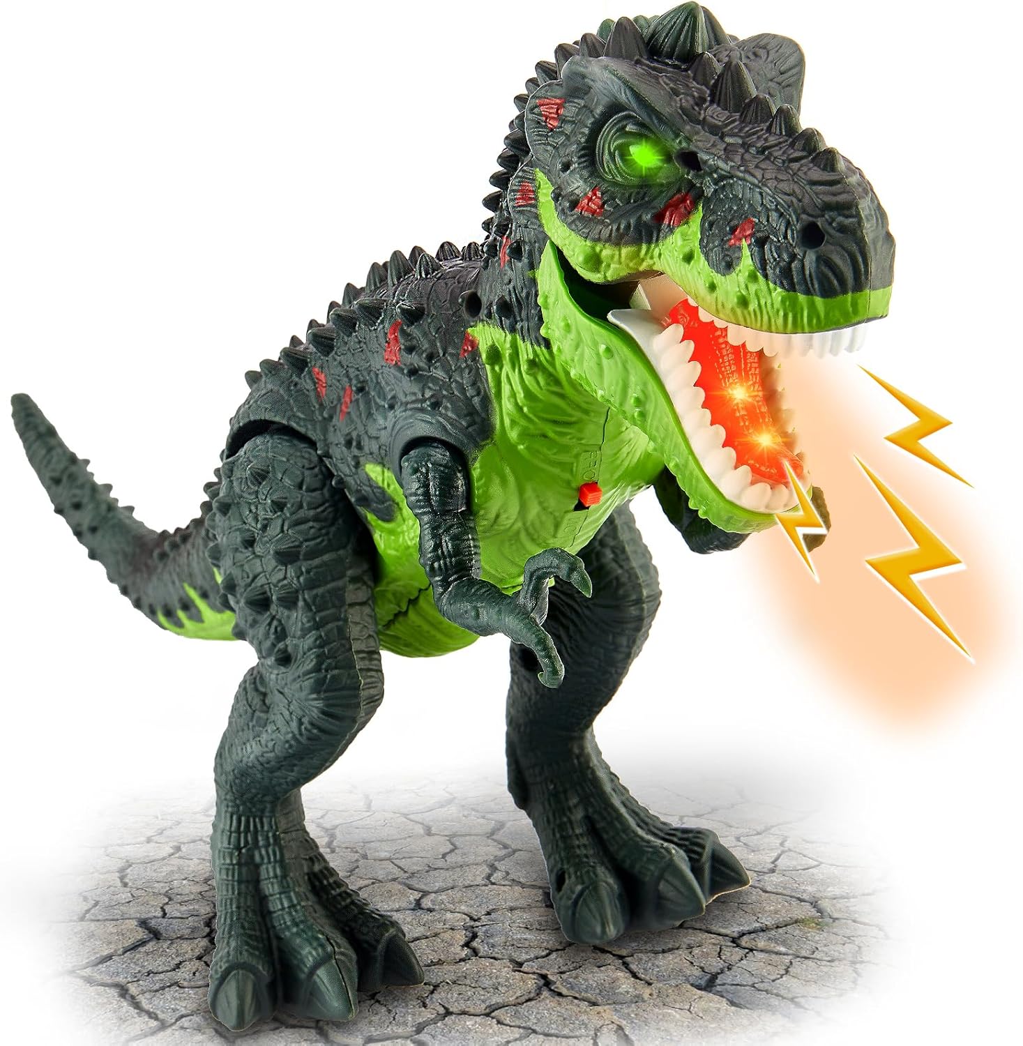 Detalle de HYAKIDS Walking Dinosaur T-Rex Toy with Water Spray, Lights & Roar Sounds (3+ years)
