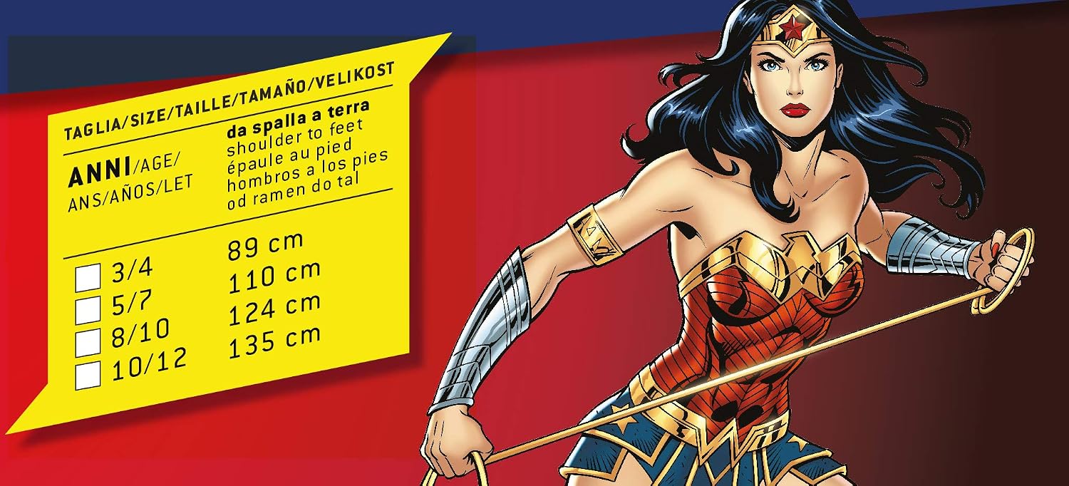 Detalle de Déguisement Wonder Woman fille – Ciao (5–7 ans), licencé DC Comics