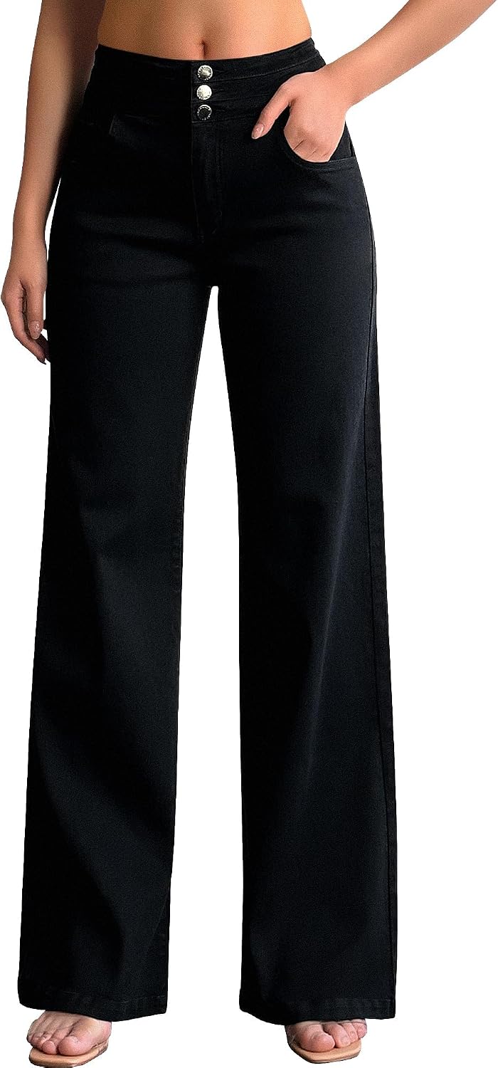 Thumbnail 2 de roswear Wide Leg Jeans High Waisted