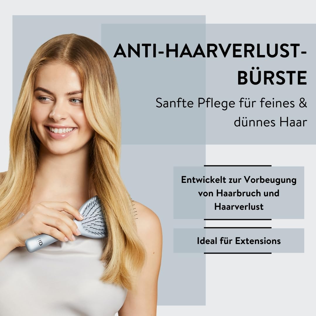 Detalle de PARSA Beauty Hair ID Anti-Hairloss Haarbürste – schonende Bürste für dünnes Haar