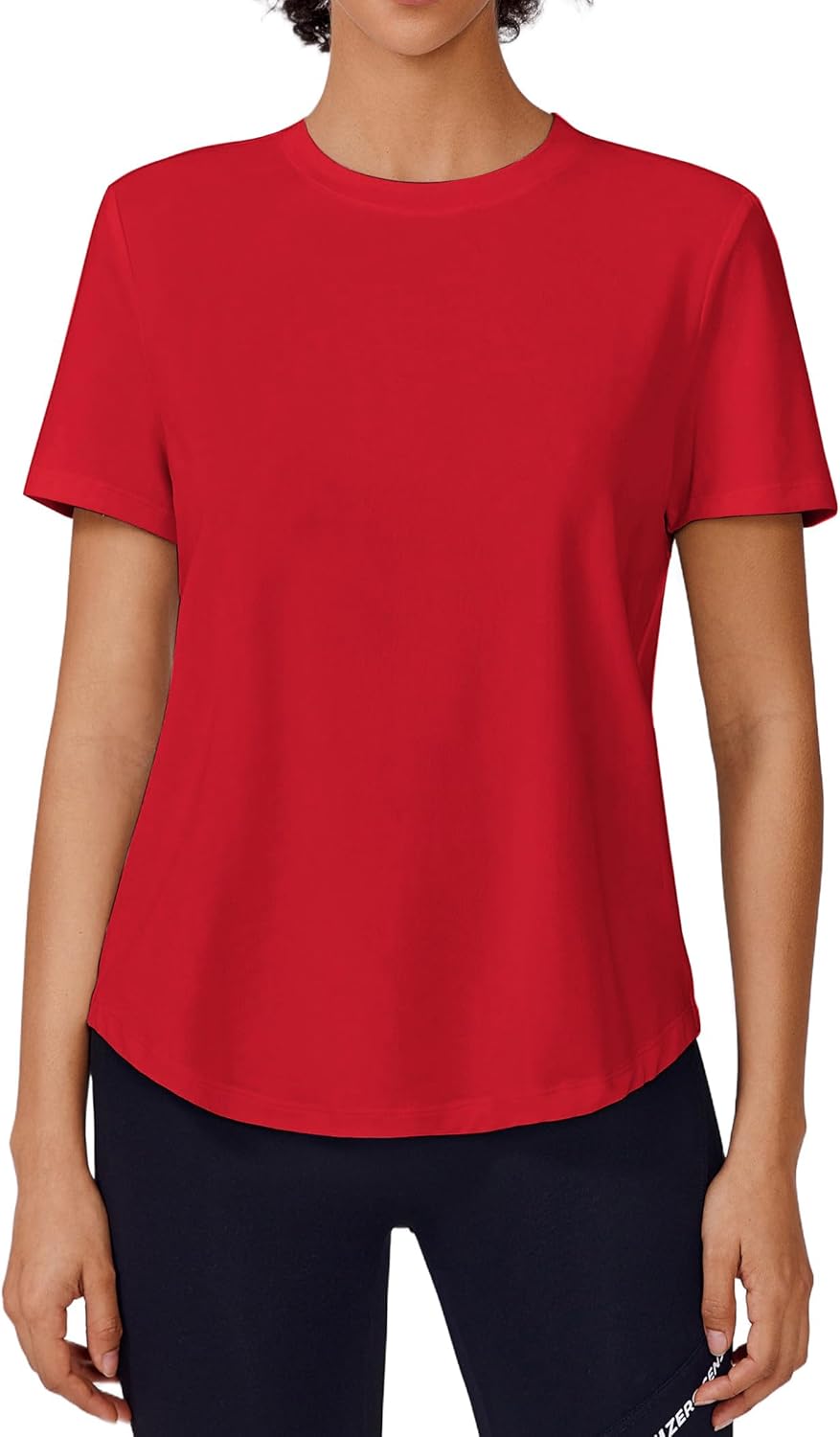 Detalle de PINSPARK Soft Workout Tops for Women UPF 50+ Quick-Dry Sun Protection T-Shirt