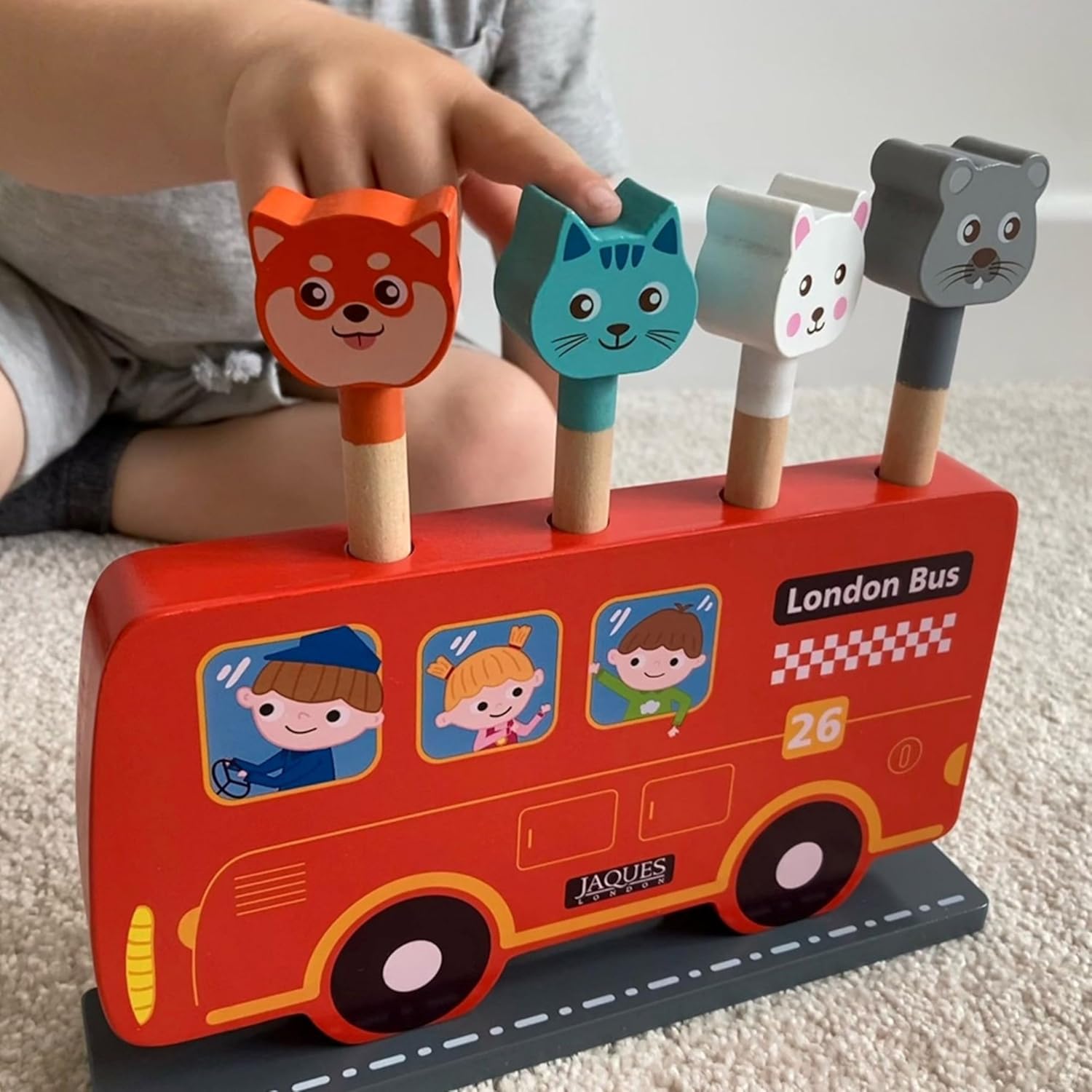 Thumbnail 3 de Jaques of London Pop Up Bus Toy