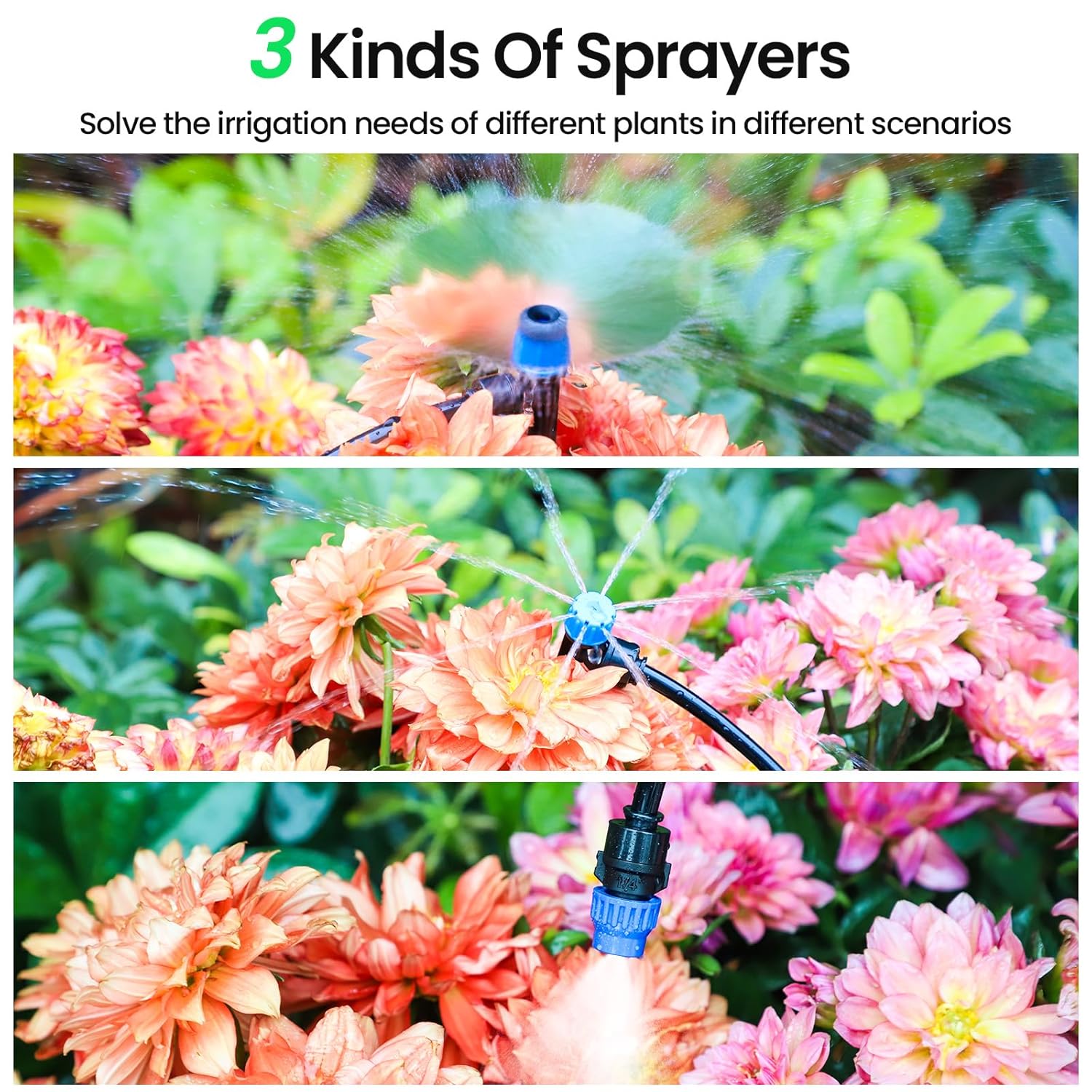 Thumbnail 2 de MIXC 230FT Quick-Connect Drip Irrigation System Kit