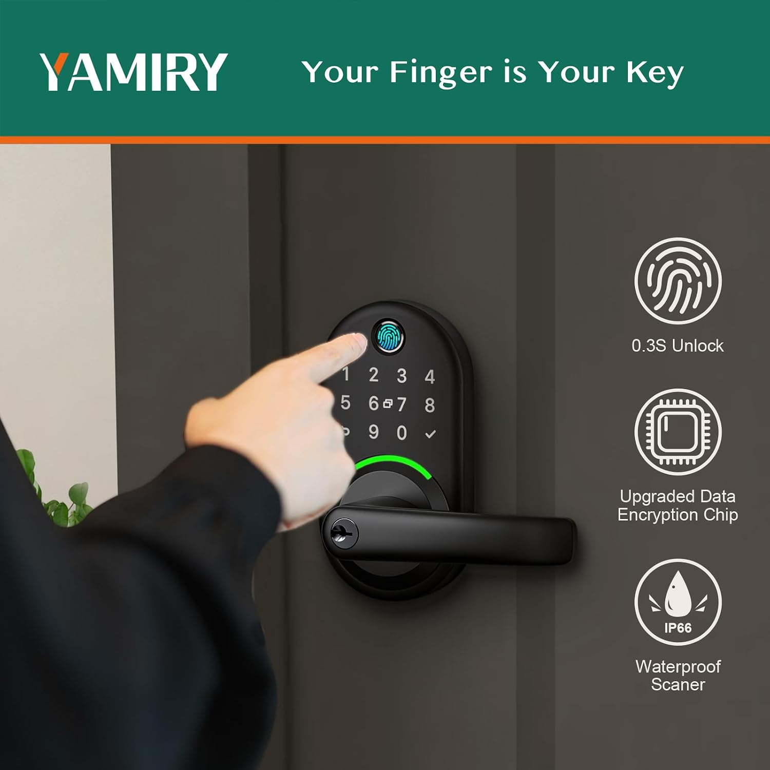 Detalle de Yamiry Smart Door Lock