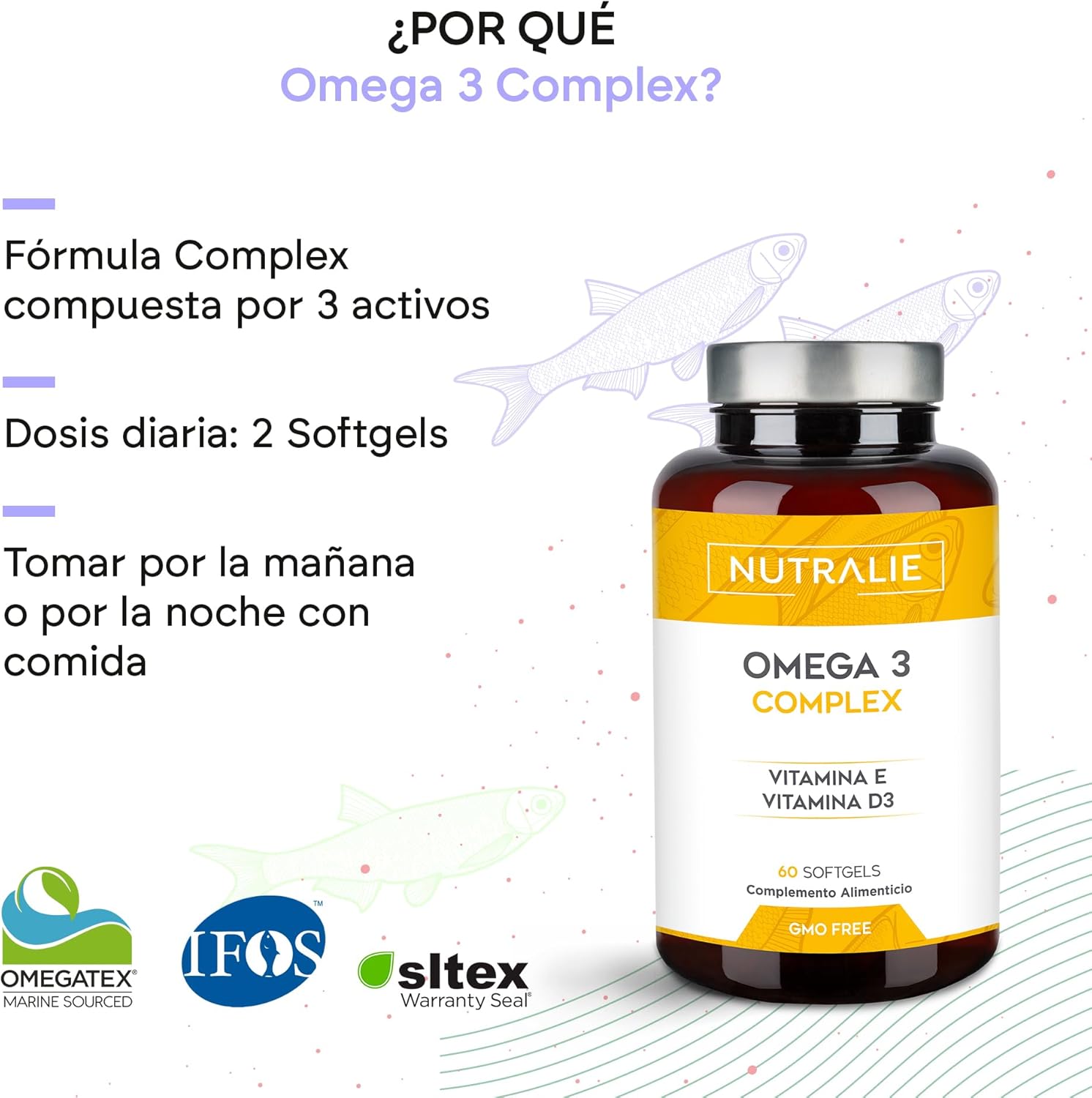 Thumbnail 2 de NUTRALIE Omega 3 Cápsulas 2000mg 60 softgels