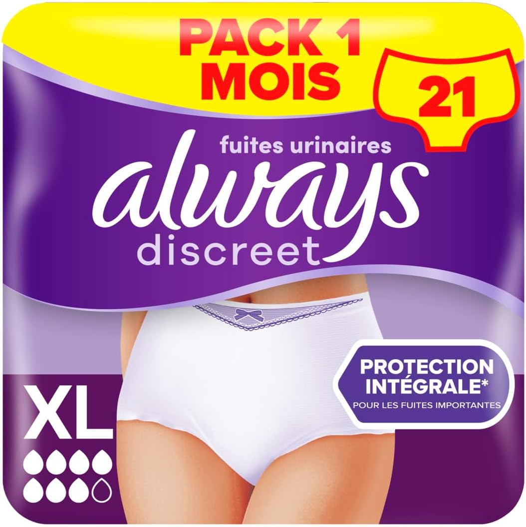 Always Discreet 21 Culottes incontinence XL 🩲