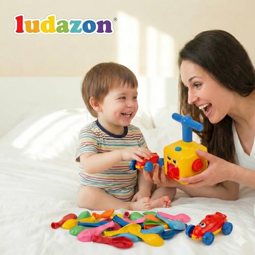 Detalle 2 de LUDAZON Macchinine ad Aria – Giochi educativi per bambini 2–6 anni, insegnano aerodinamica in modo divertente