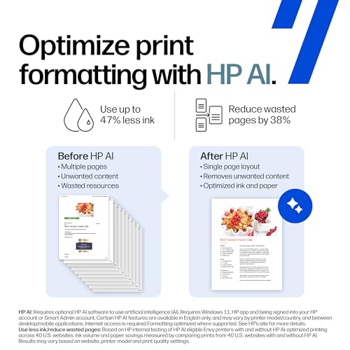 Thumbnail 3 de HP Envy 6155 Wireless All-in-One Color Inkjet Printer (C2WR7A) – A Practical Home Office Companion