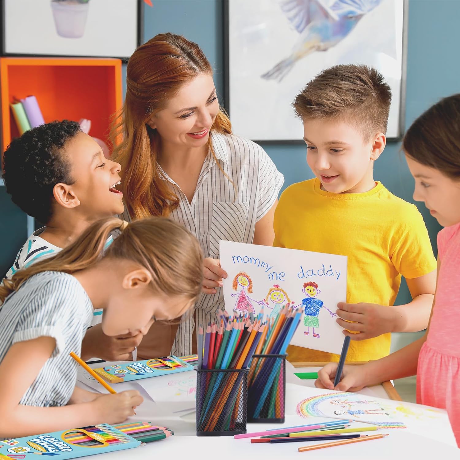 Thumbnail 5 de Toidgy 144-Count Colored Pencils for Kids (12 Packs of 12 Colors) — Pre-Sharpened Bulk School Supplies