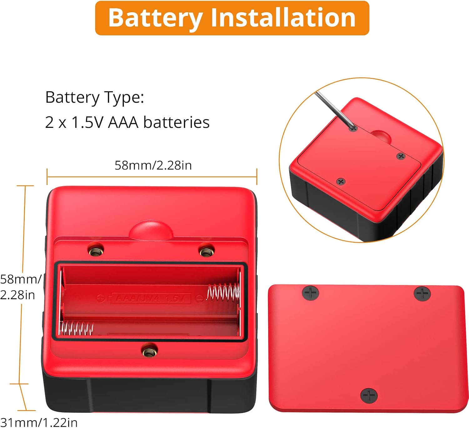 Thumbnail 4 de Neoteck NTK034-V Digital Inclinometer, IP54, Backlit LCD and Magnetic Base