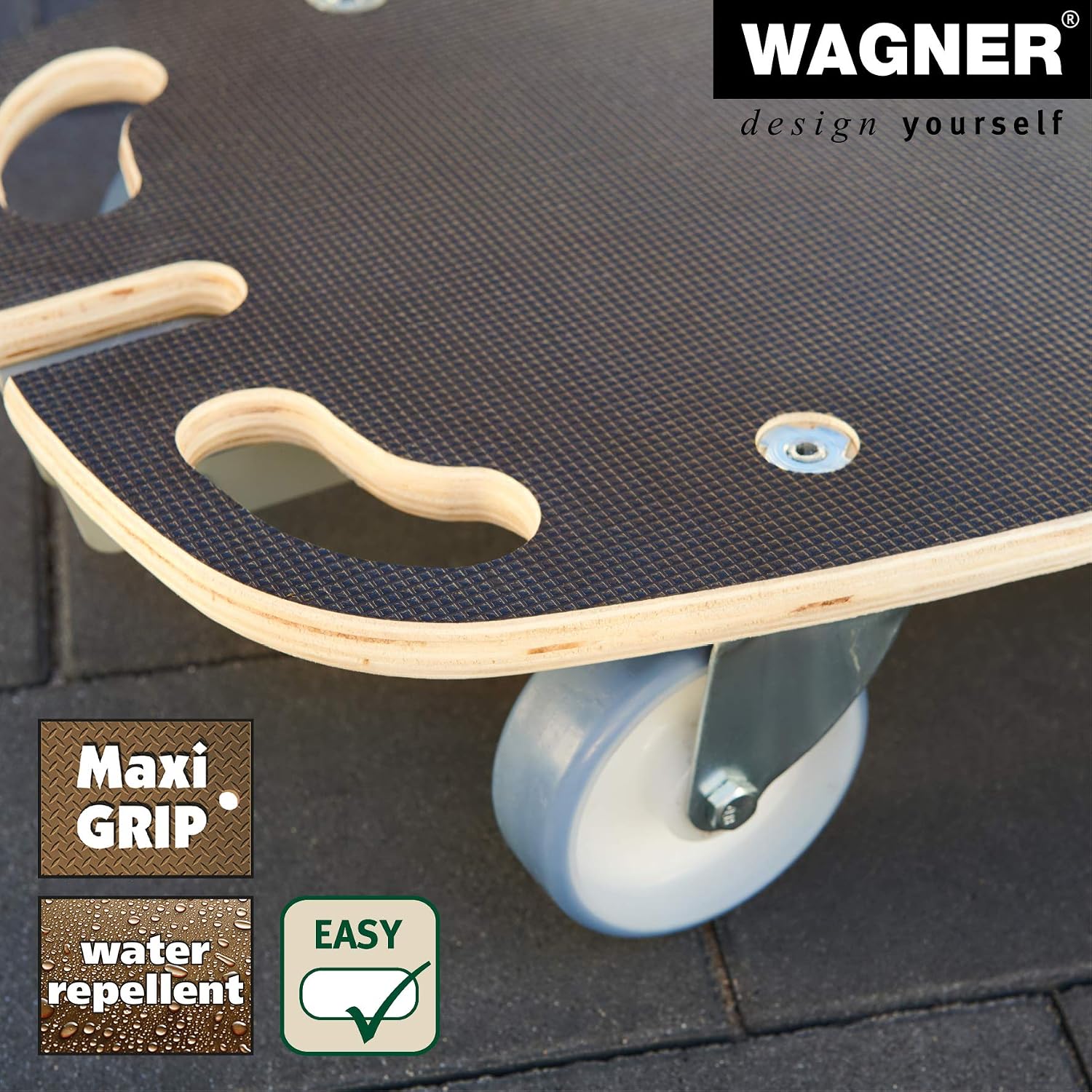 Thumbnail 3 de WAGNER MM 1187 – platforma transportowa 300 kg, MaxiGrip i składany dyszel
