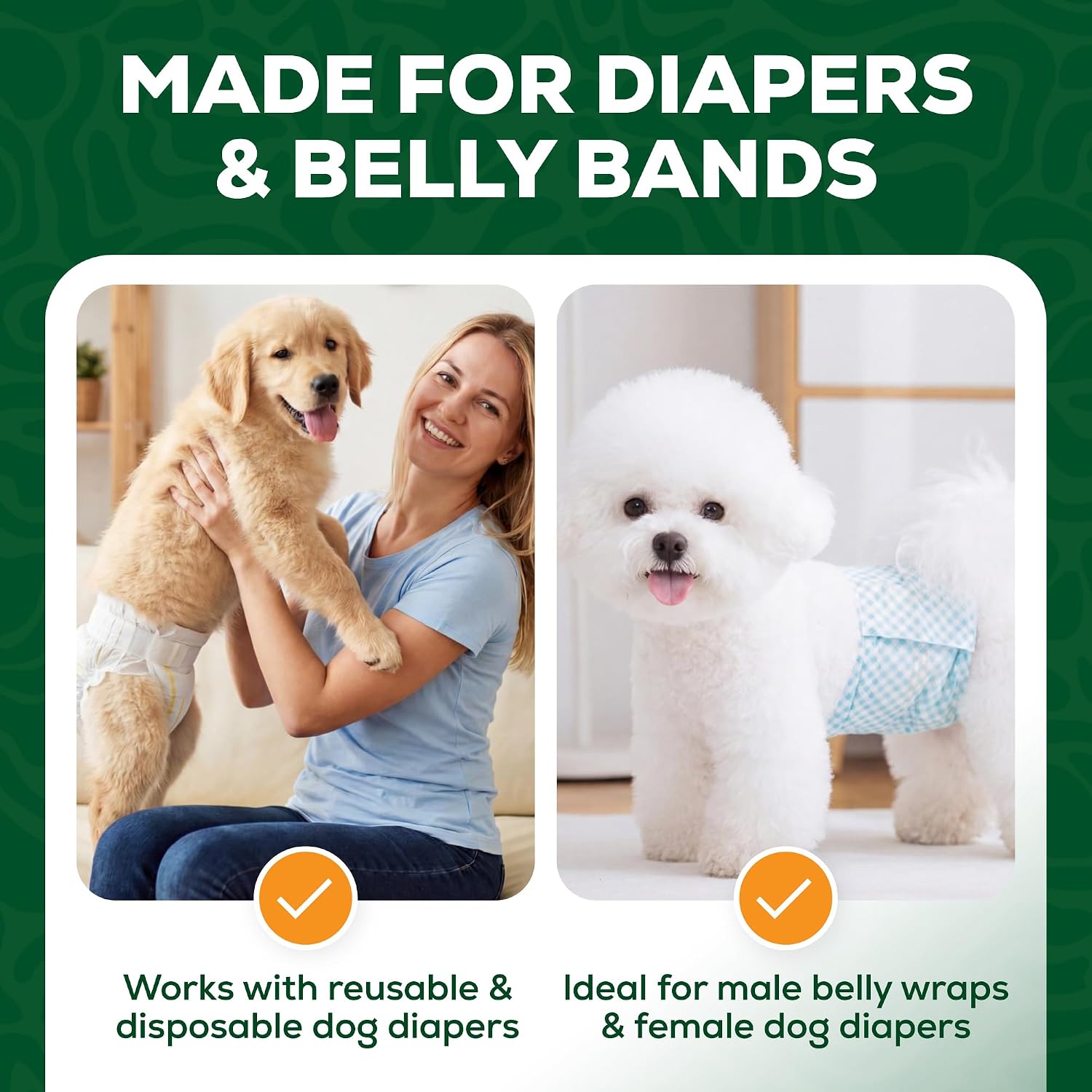 Detalle de Inspire Pet Dog Diaper Liners 100-Count