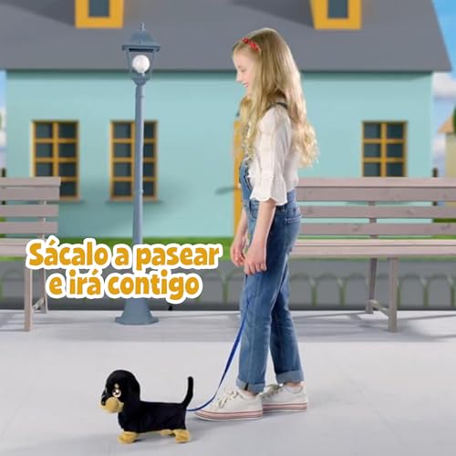 Detalle 1 de Bizak Animagic Waggles peluche interactivo 2 años