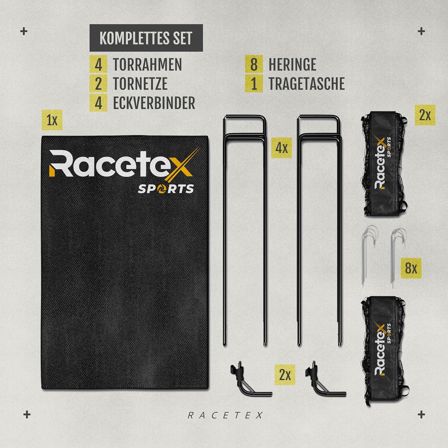Thumbnail 1 de Racetex Racetex 2er Fußballtor Kinder Set