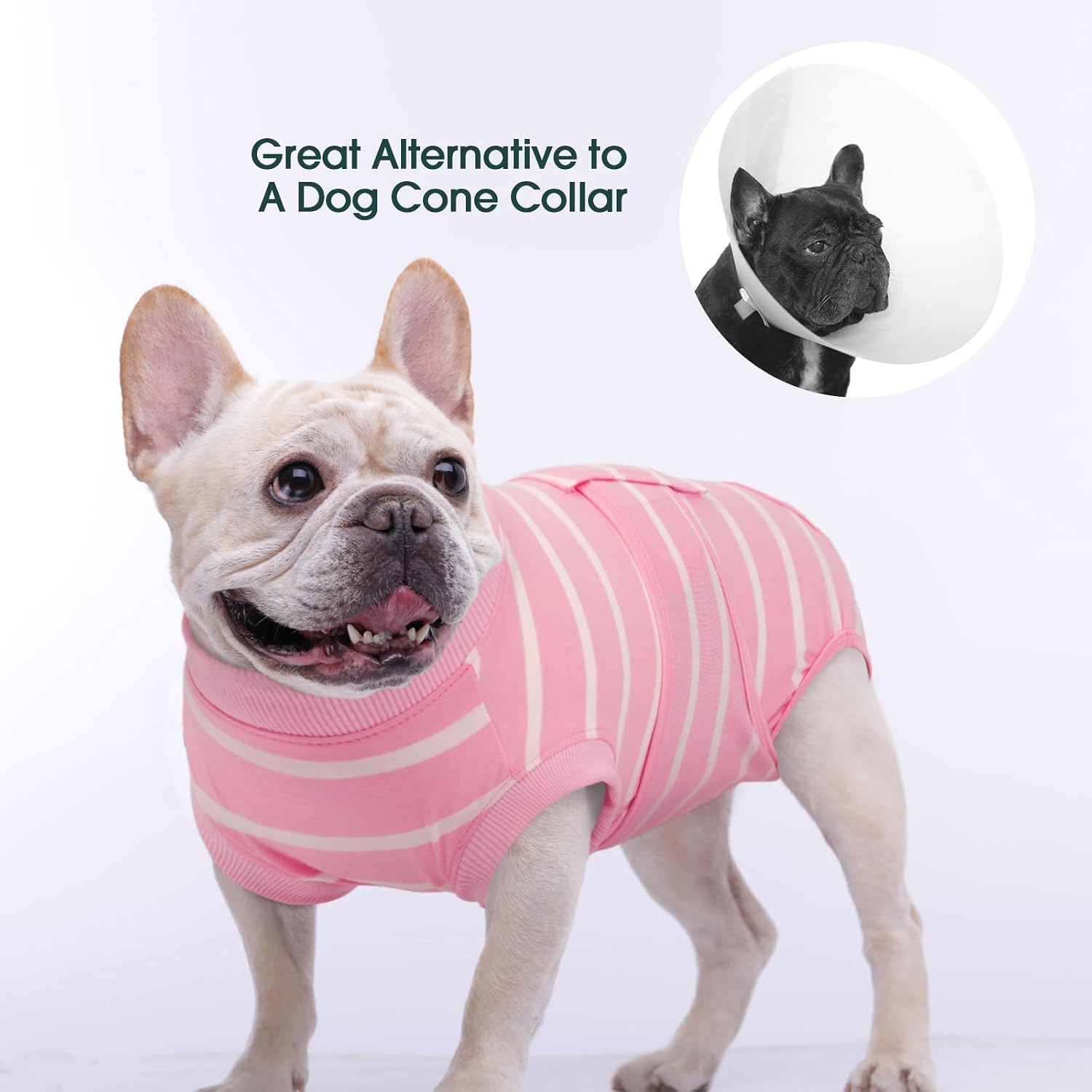 Thumbnail 6 de Kuoser Combinaison de récupération pour chien après chirurgie – tailles XS à XXL