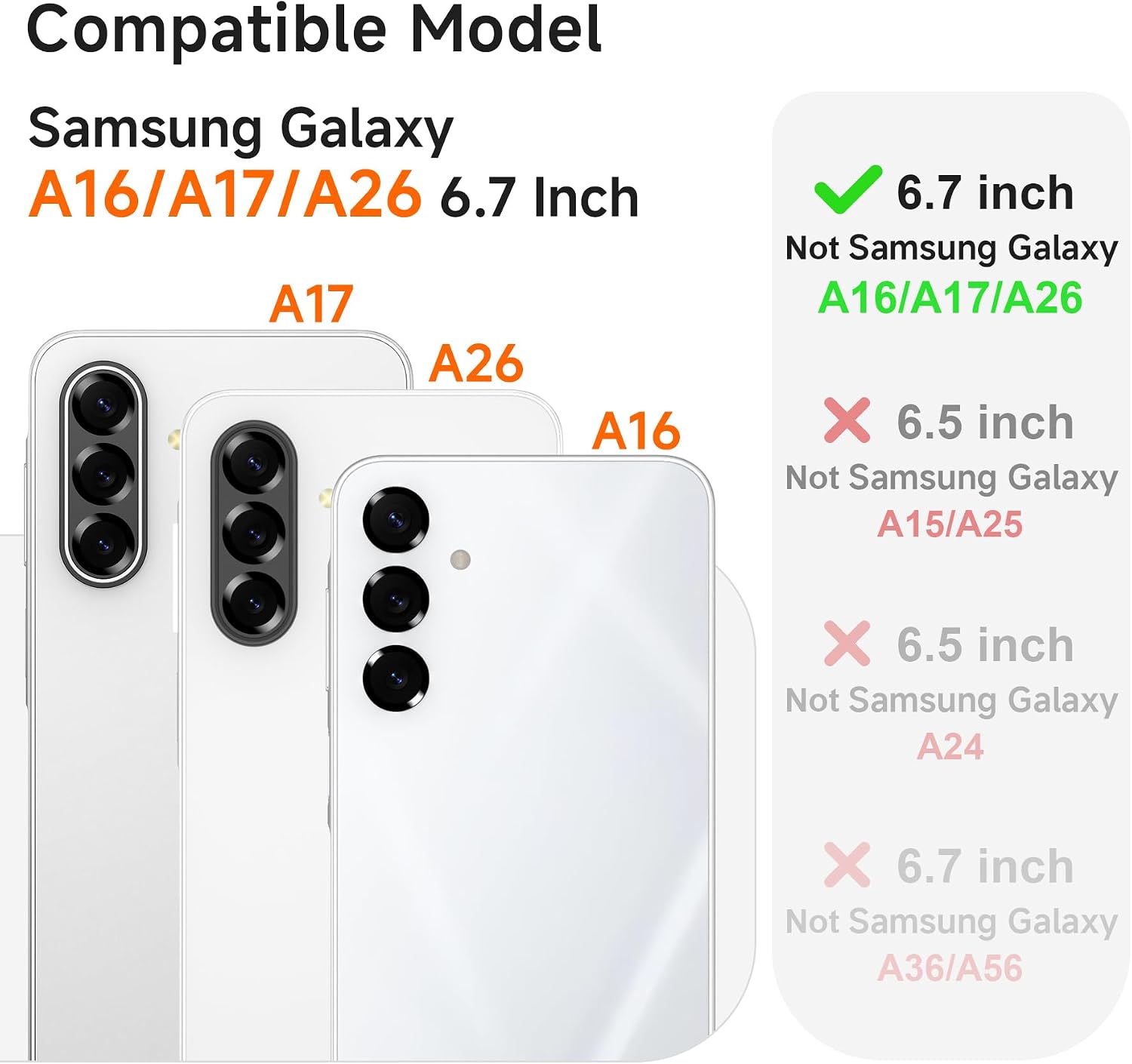 Detalle 2 de ORETECH phone case for Galaxy A16