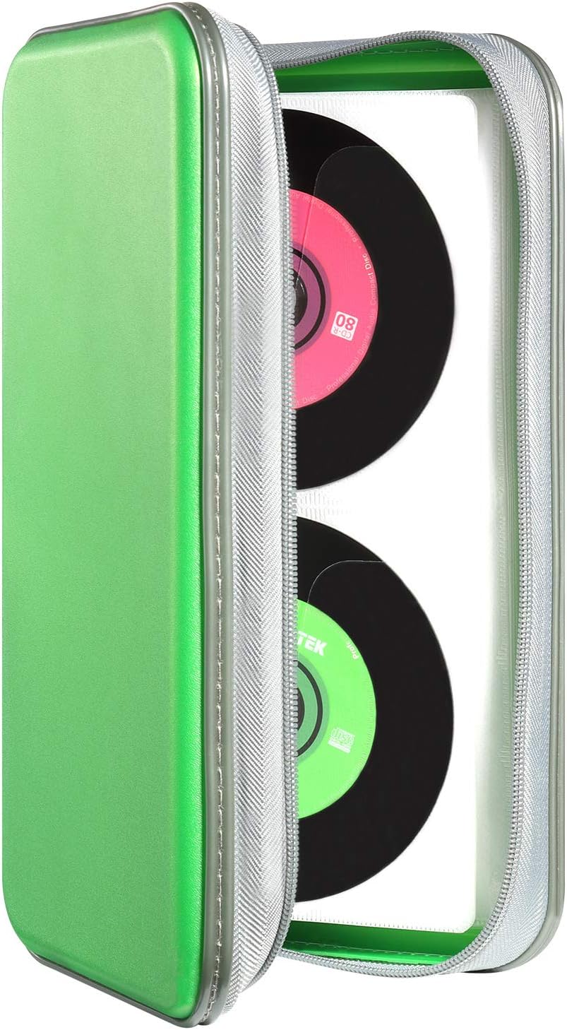Detalle de CD-Hülle für 96 CDs DVDs aus Hartplastik