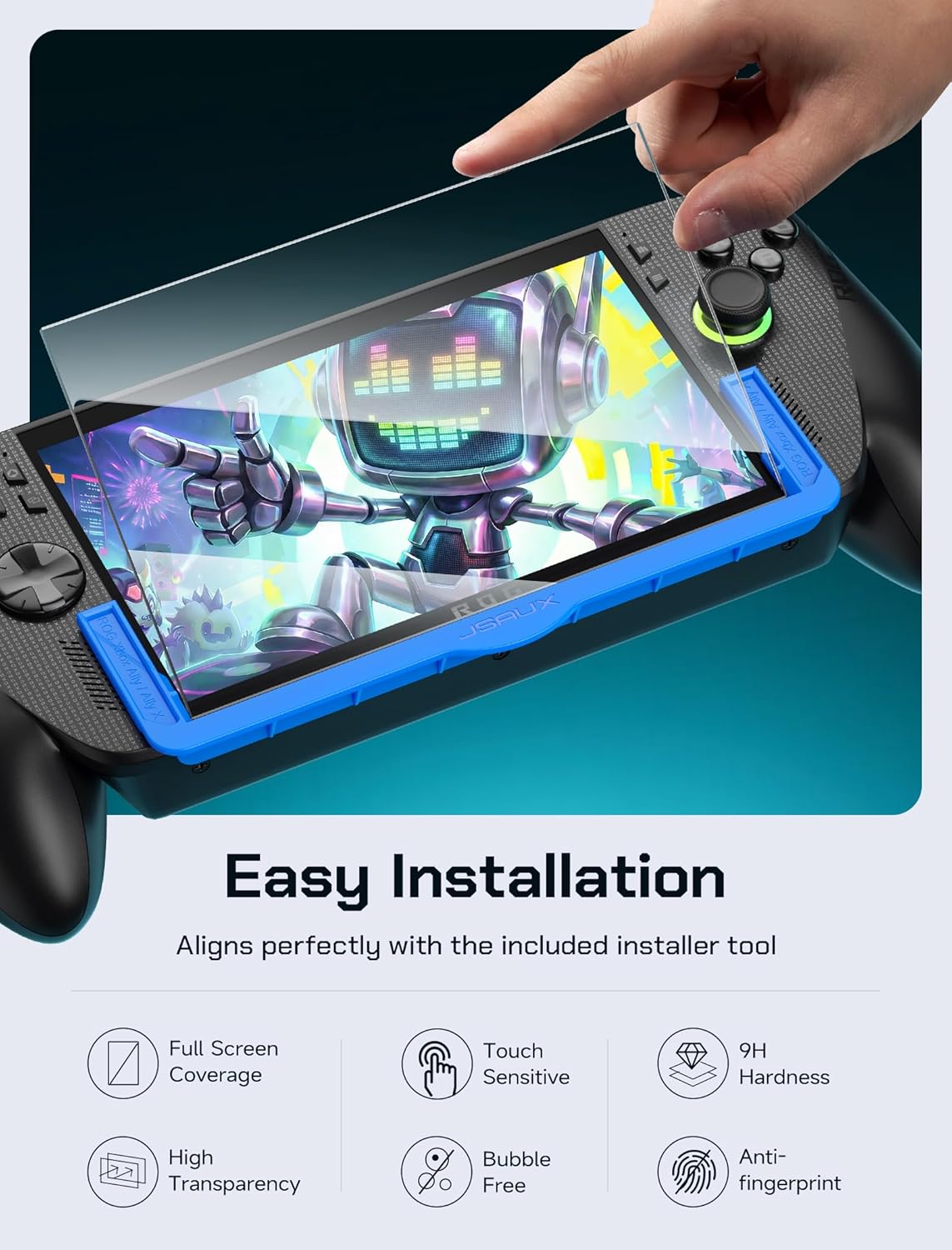 Thumbnail 4 de JSAUX Carrying Case Bundle for ROG Xbox Ally X (2025) — Screen Protectors, Thumb Grips, and Travel Bag Set