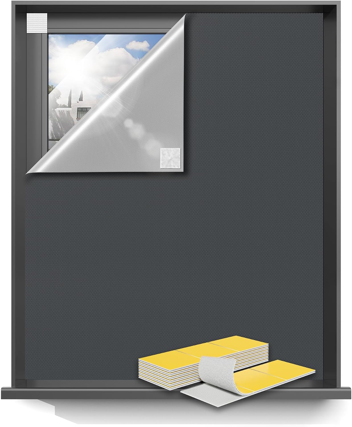 Thumbnail 6 de Sumobaby 50"x60" Portable Blackout Curtains: Cut-to-Fit 100% Darkening Window Shades