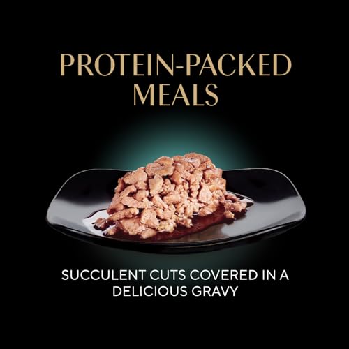 Detalle de Sheba Perfect Portions Cuts in Gravy Wet Cat Food — Seafood Multipack (2.6 oz, 24 ct)