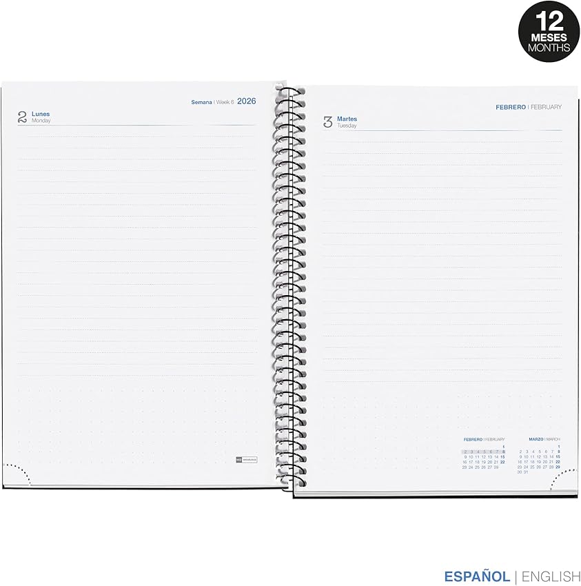 Detalle 2 de Miquelrius Agenda Escolar 2025–2026, Día Página 150 x 213 mm