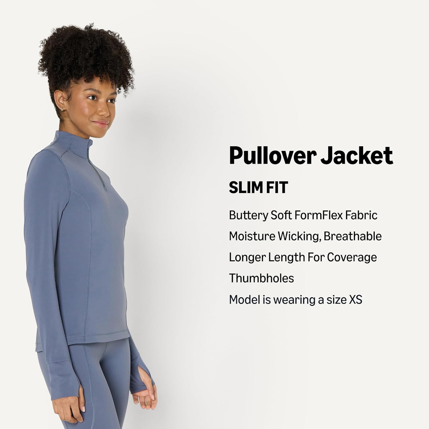 Thumbnail 3 de Amazon Essentials Women's Active FormFlex Buttery Soft Slim Fit Quarter Zip Long Sleeve Pullover Jacket