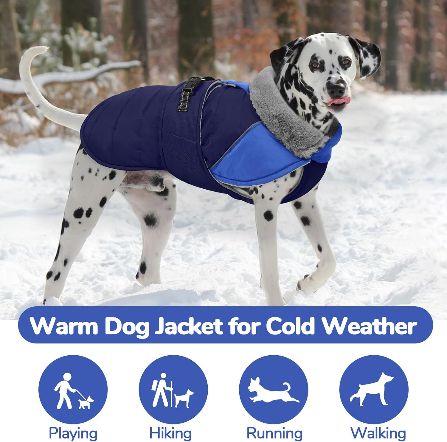 Detalle de LeLePet Lelepet Dog Winter Coat waterproof L