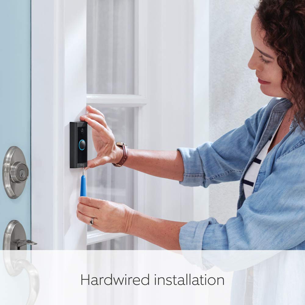 Detalle 1 de Ring Video Doorbell Wired (1080p HD) – Doorbell security camera with advanced motion detection