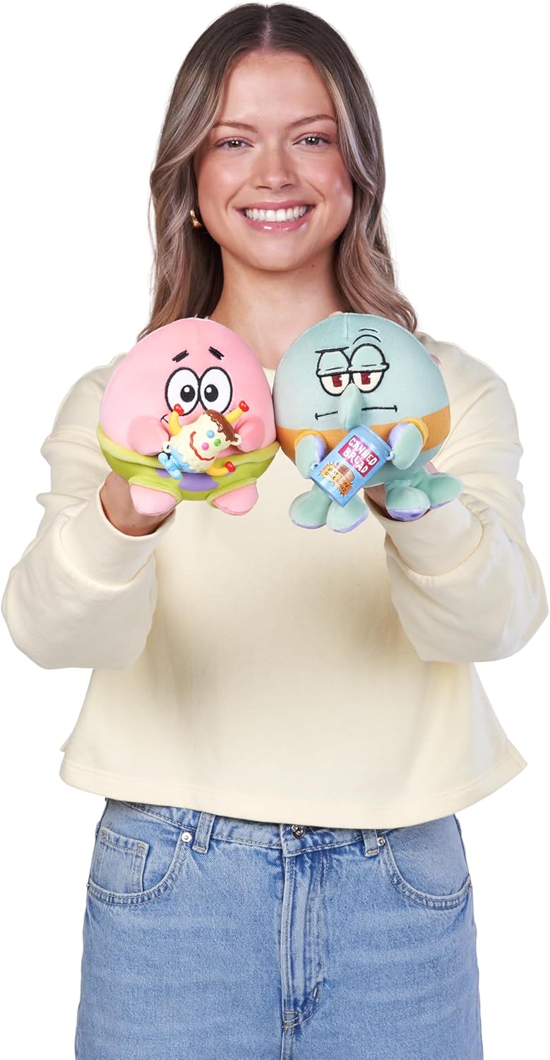 Thumbnail 5 de Snackles Licensed SpongeBob Squarepants 5-inch Plush with Snack Accessory