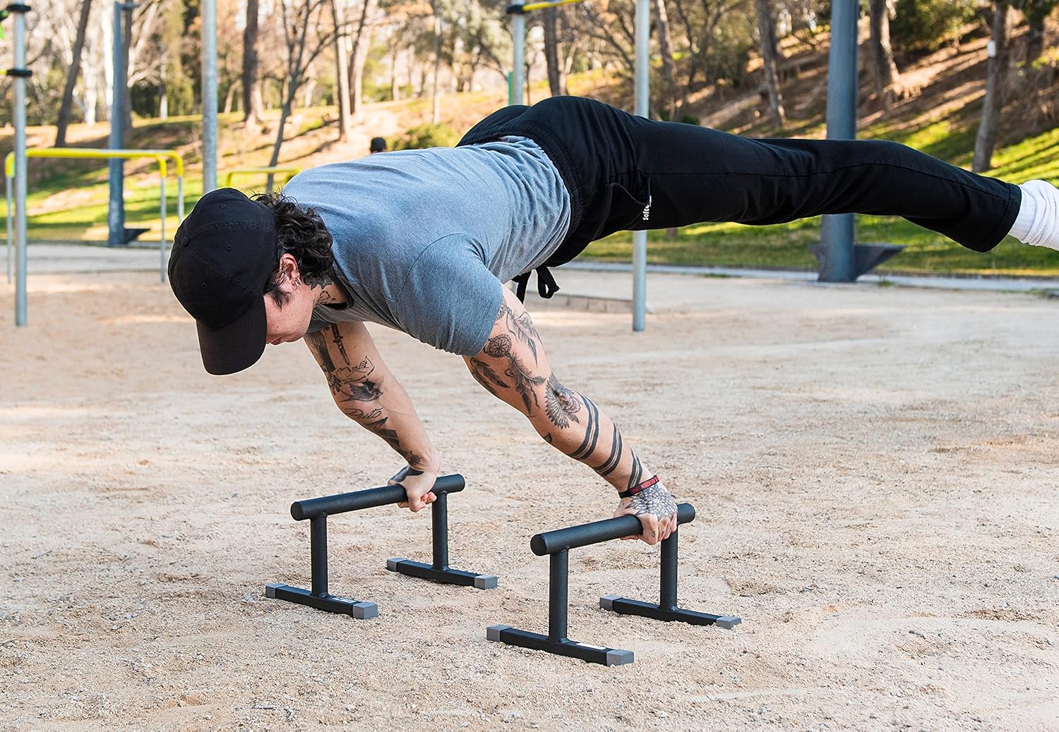 Detalle 2 de Parallele Parallettes calisthenics, 40x20x30