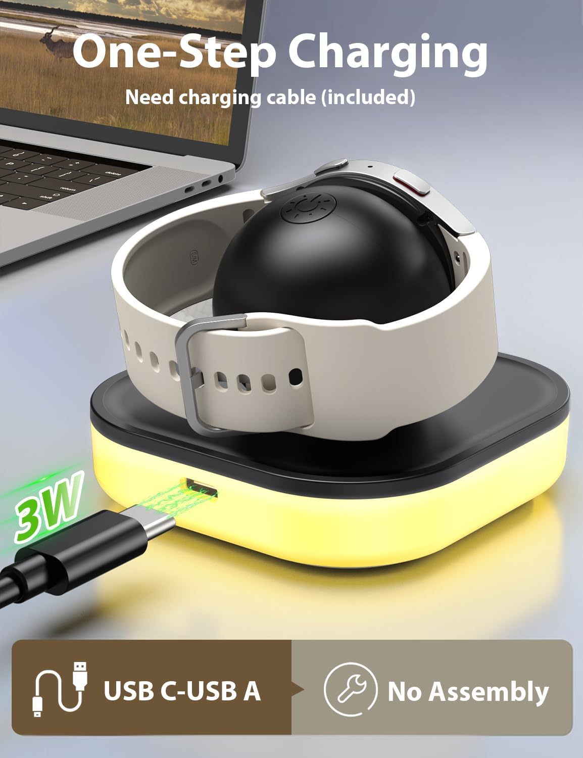 Thumbnail 6 de Autallgee Galaxy Watch Charger Stand 2025