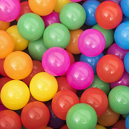Detalle de Straame Playballs: Soft Multicolour Pit Ball Set (100 x 5.5cm) for Kids