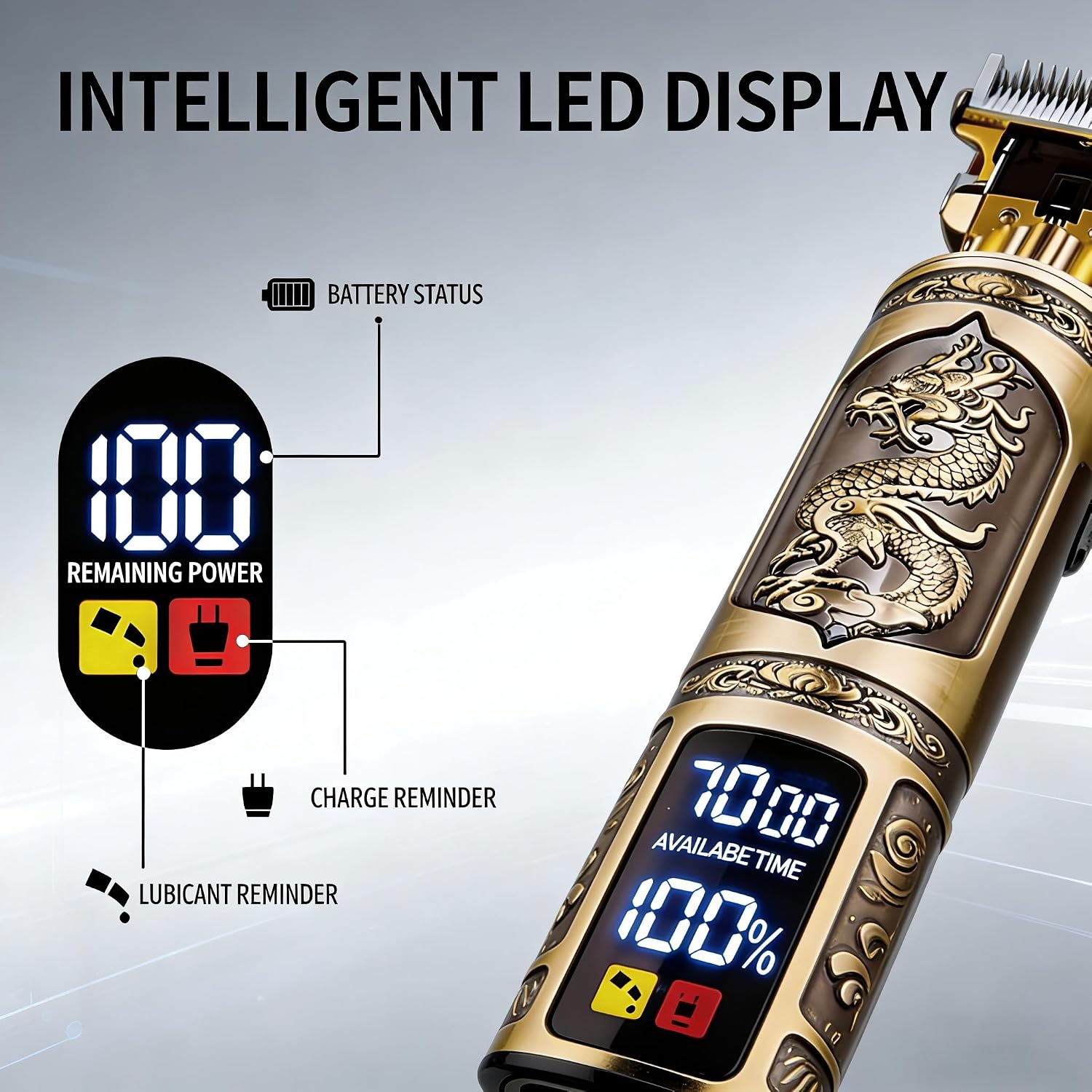 Thumbnail 6 de Hair Clippers for Men Professional: T-Blade Trimmer and Grooming Kit