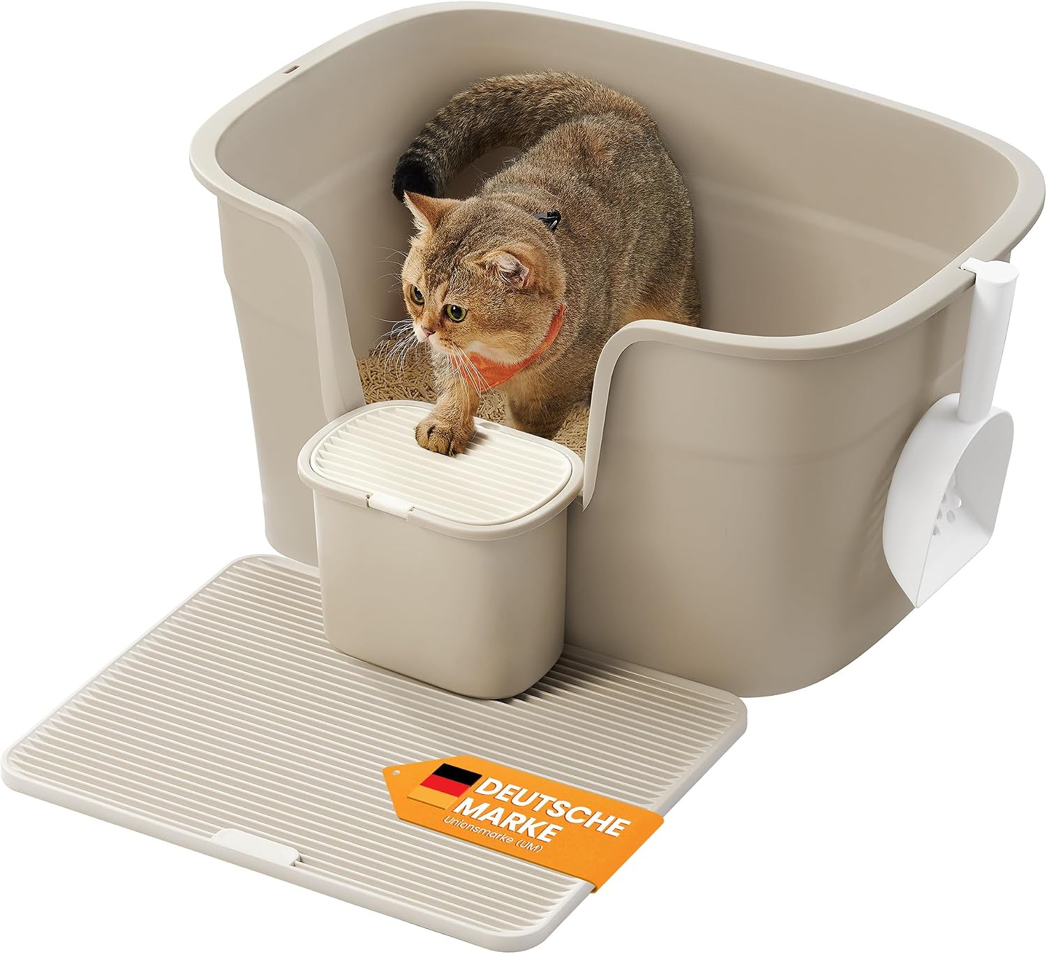 Feandrea extragroße Katzenklo mit 4-in-1-Set – perfekt für Mehrkatzenhaushalte