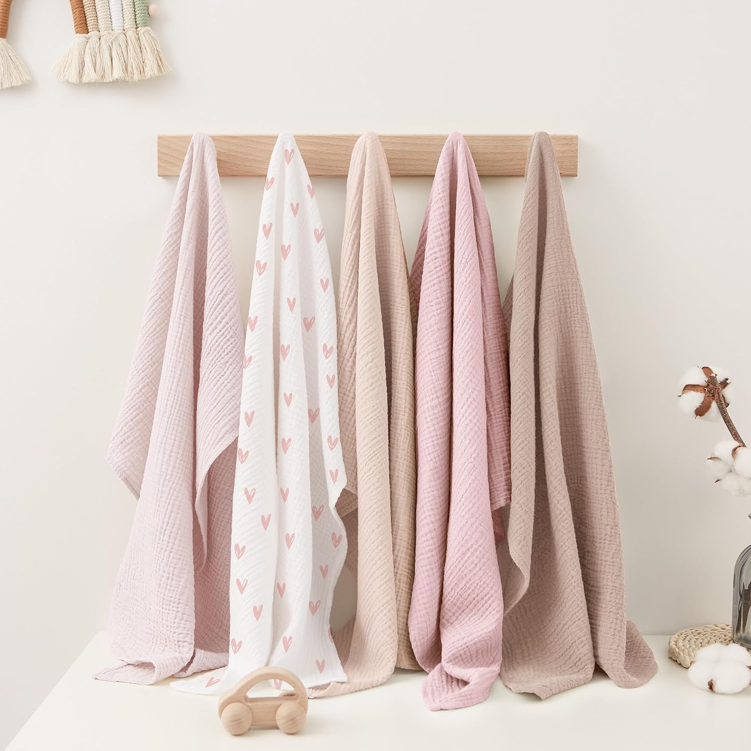 Thumbnail 5 de Susurration Muslin Cloths 60 x 60 cm 8 Pack