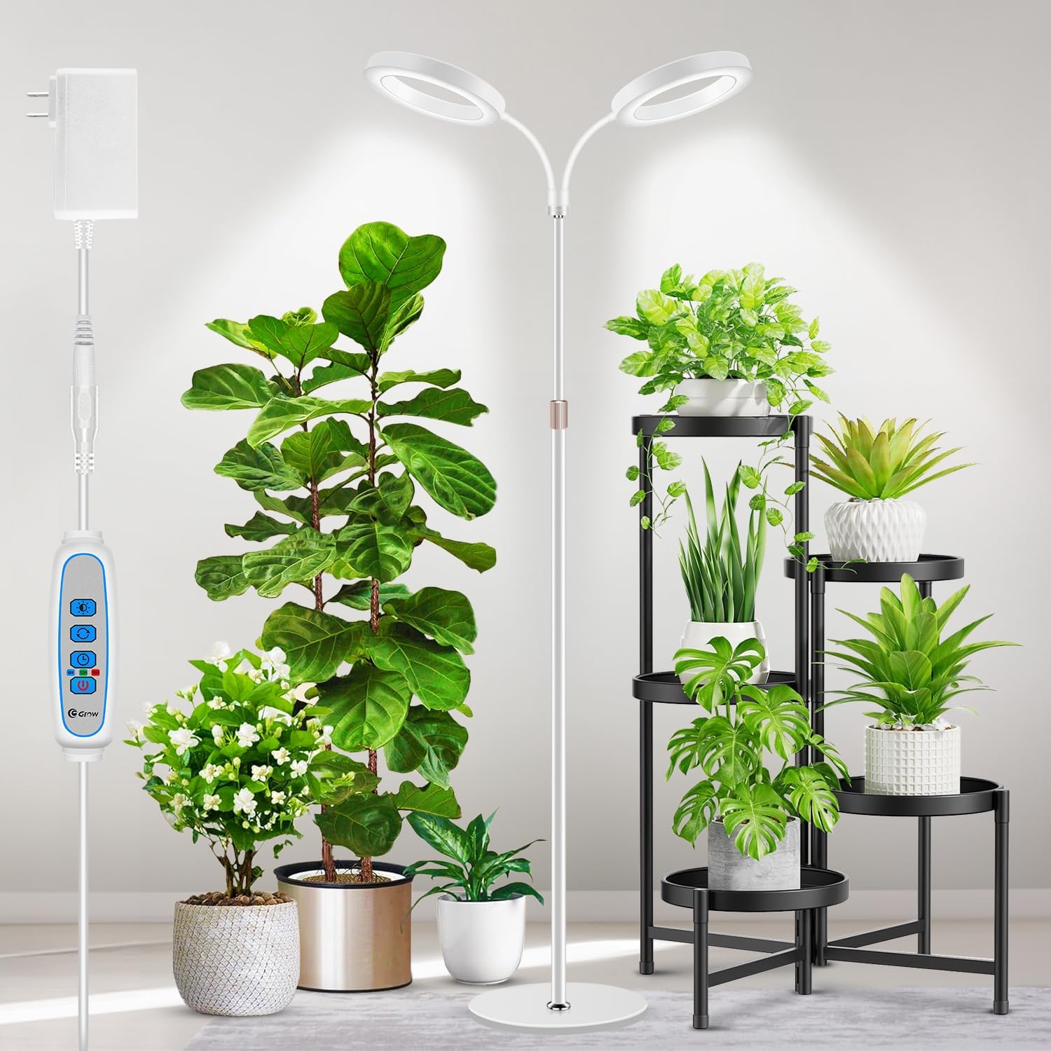 Detalle de Aumtrly grow light 168 LED full spectrum