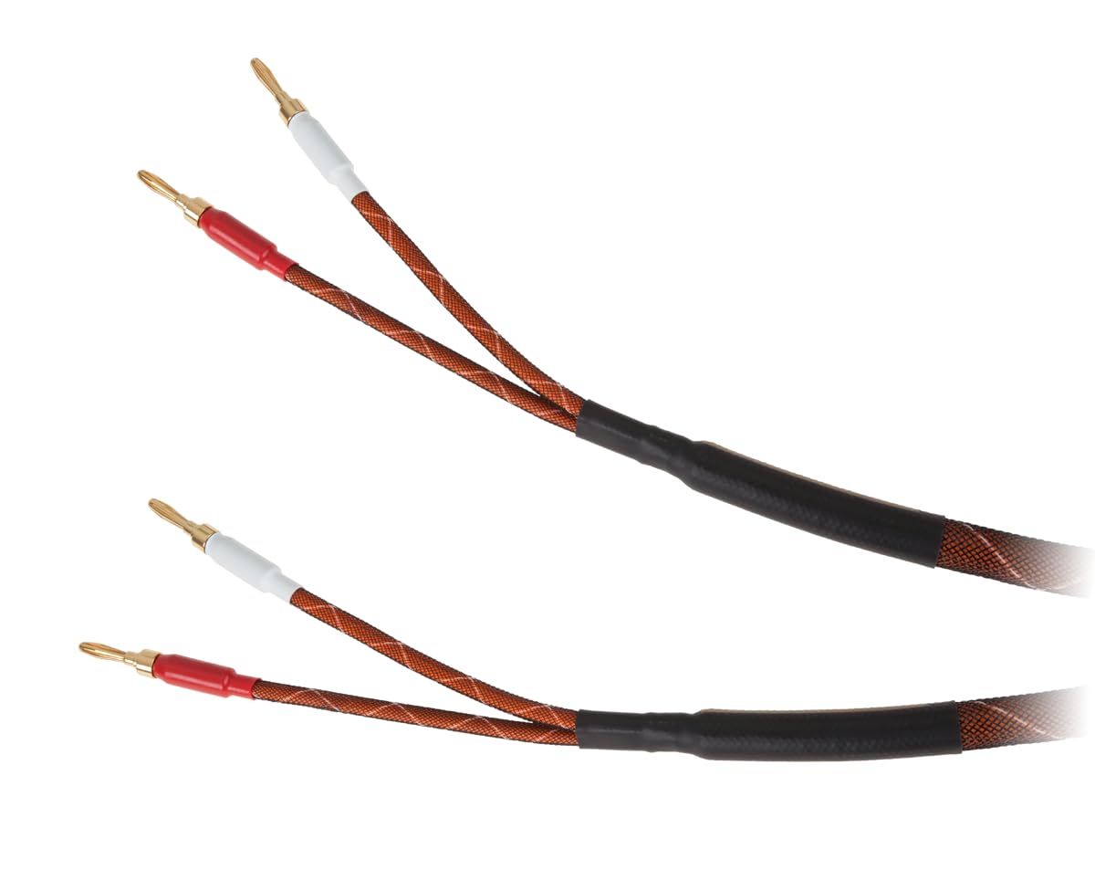 Detalle 2 de Krüger&Matz KM0335 – kabel głośnikowy 3 m, wtyki bananowe, miedź