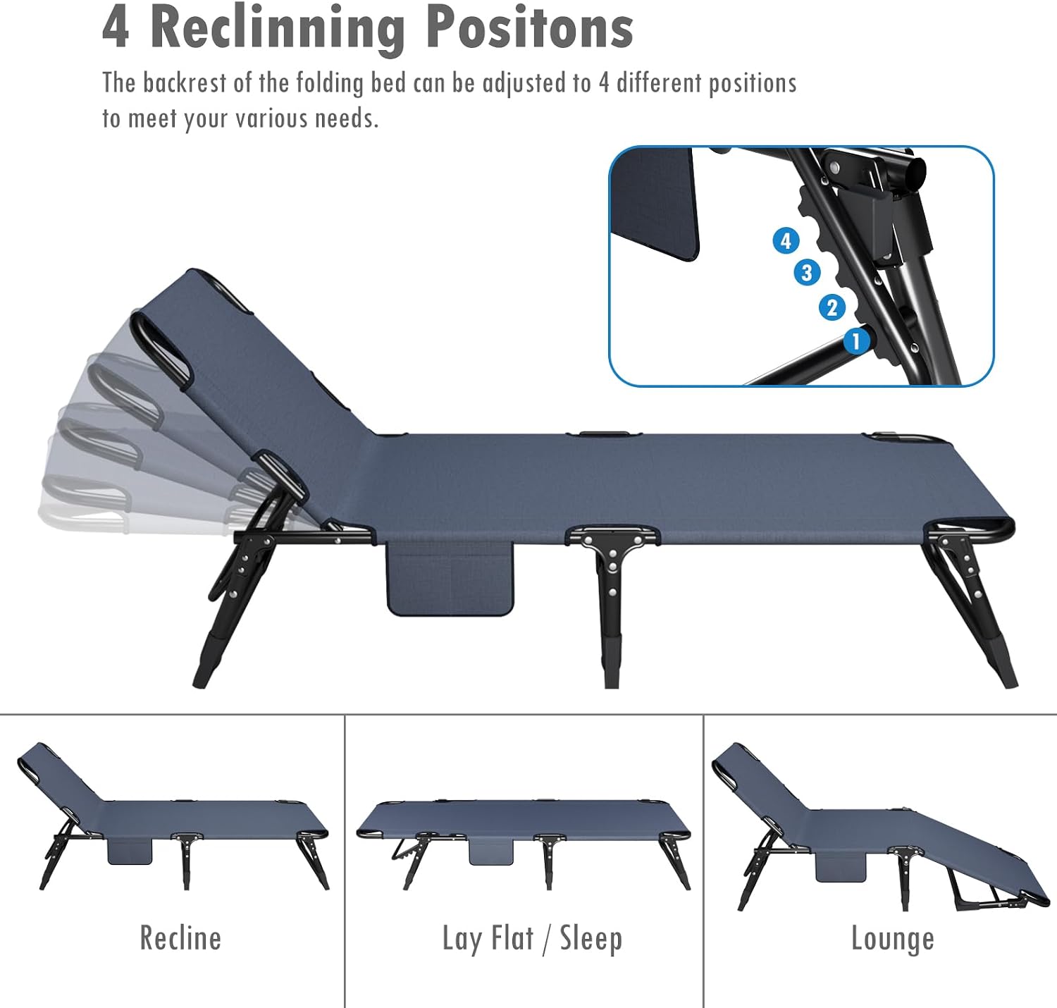 Thumbnail 3 de ATORPOK SHOP Foldable Sun Lounger 200 kg