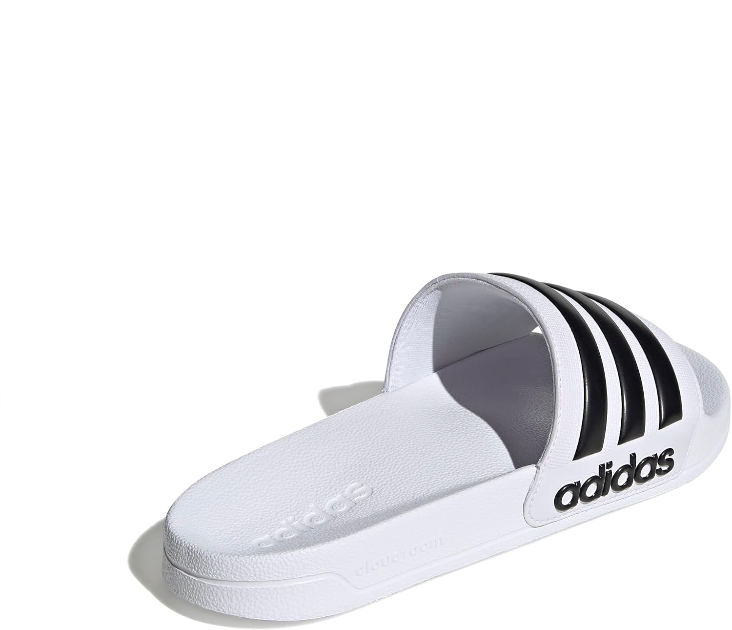 Detalle 2 de Adidas Adilette Shower Slides Slipper unisex, Cloud White/Core Black/Cloud White, Größe 43 EU