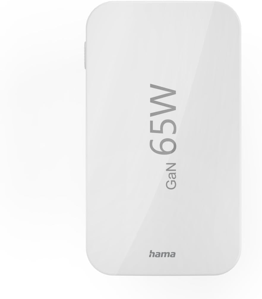 Thumbnail 4 de Hama Chargeur Rapide USB‑C GaN 65 W à 3 ports (2× USB‑C 65 W + 1× USB‑A 18 W) ultra-plat et pliable