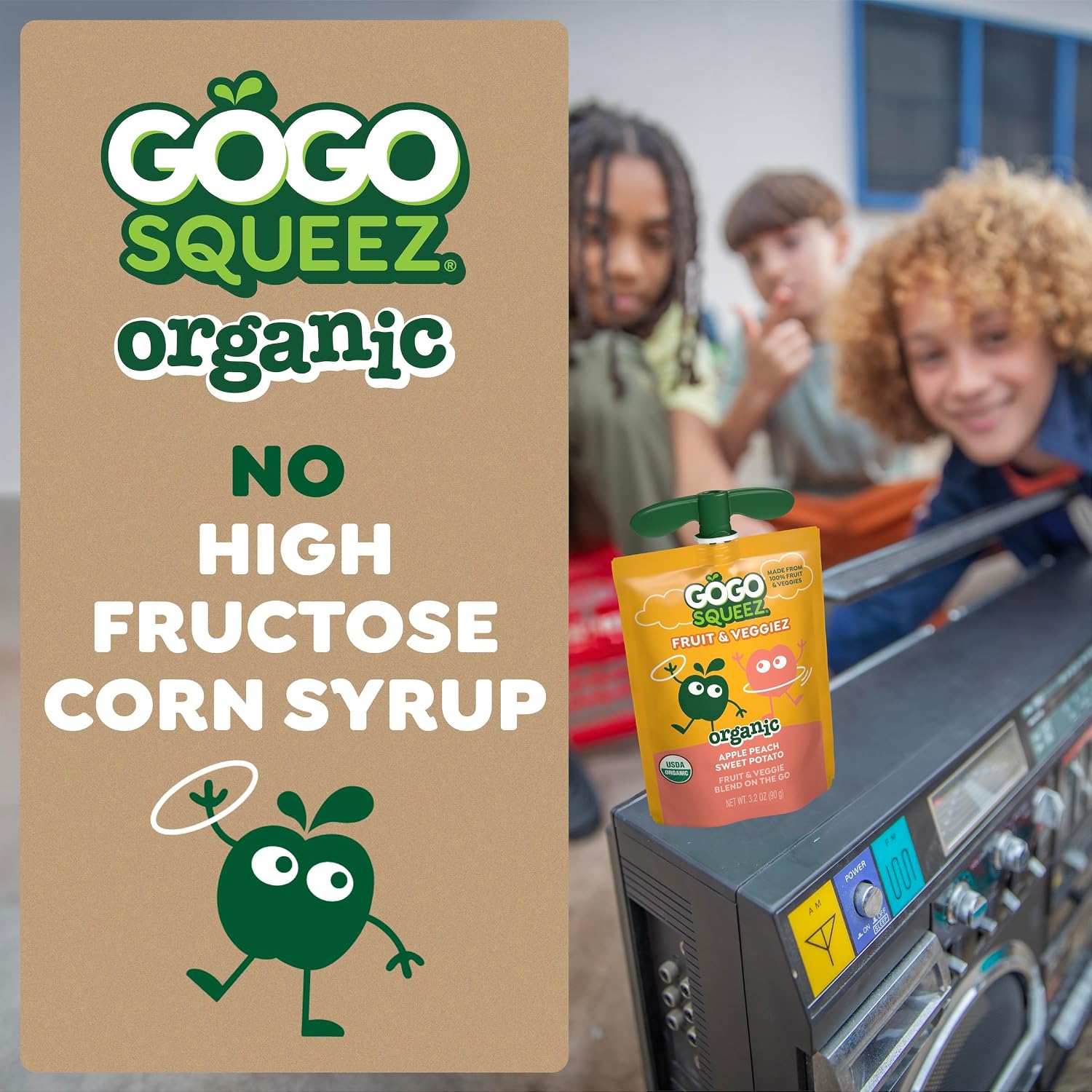 Thumbnail 6 de GoGo squeeZ 280425 Organic Fruit & VeggieZ Pouches, 12 Count