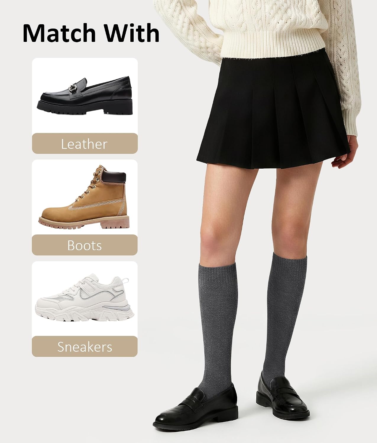 Thumbnail 4 de Justay Knee-High Socks Cotton