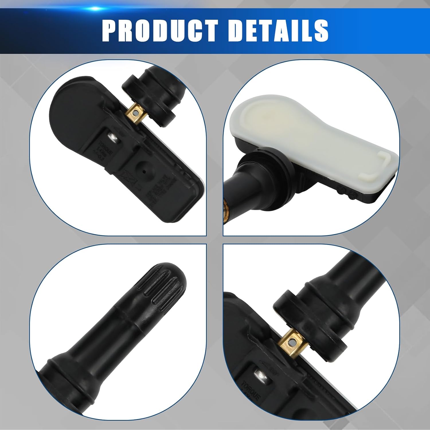 Detalle de 4 TPMS Tire Pressure Sensors for Mercedes Marco Polo W447 and V-Class W447 – 4 Pack (A4479050500 / A4479051704)