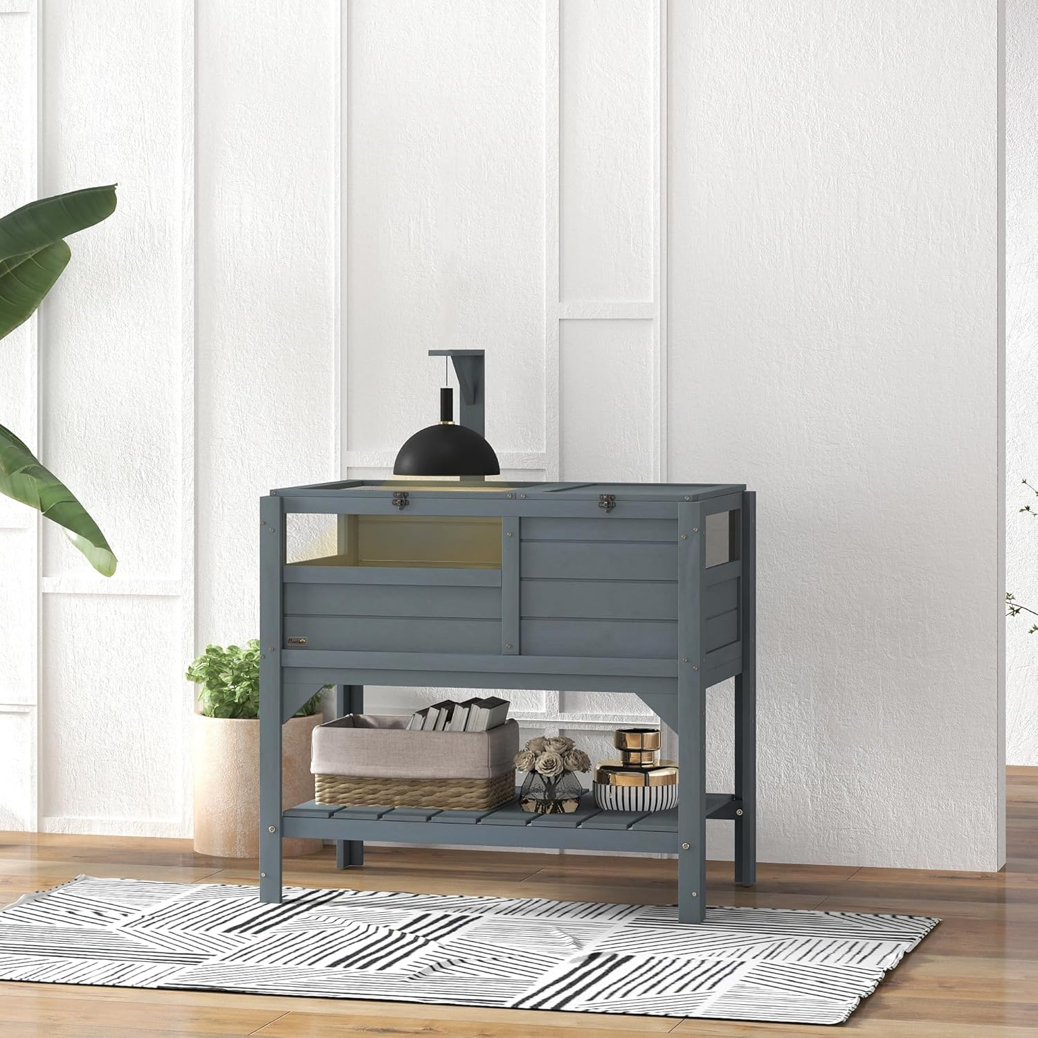 Thumbnail 1 de PawHut enclos tortues 103 x 84 x 51 cm