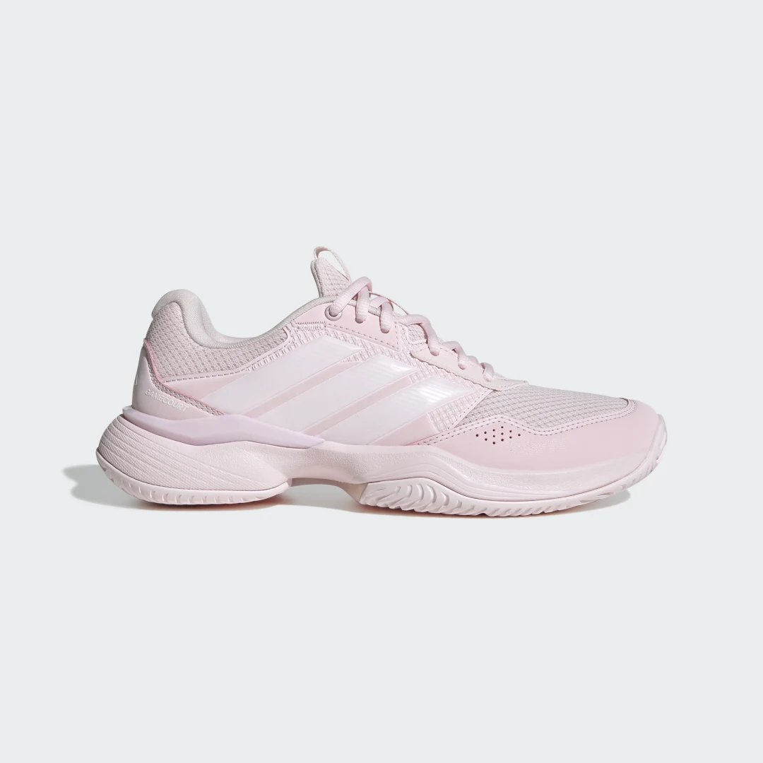 Detalle de Adidas GameCourt 3 All Court – zapatilla de tenis en rosa para juego all court