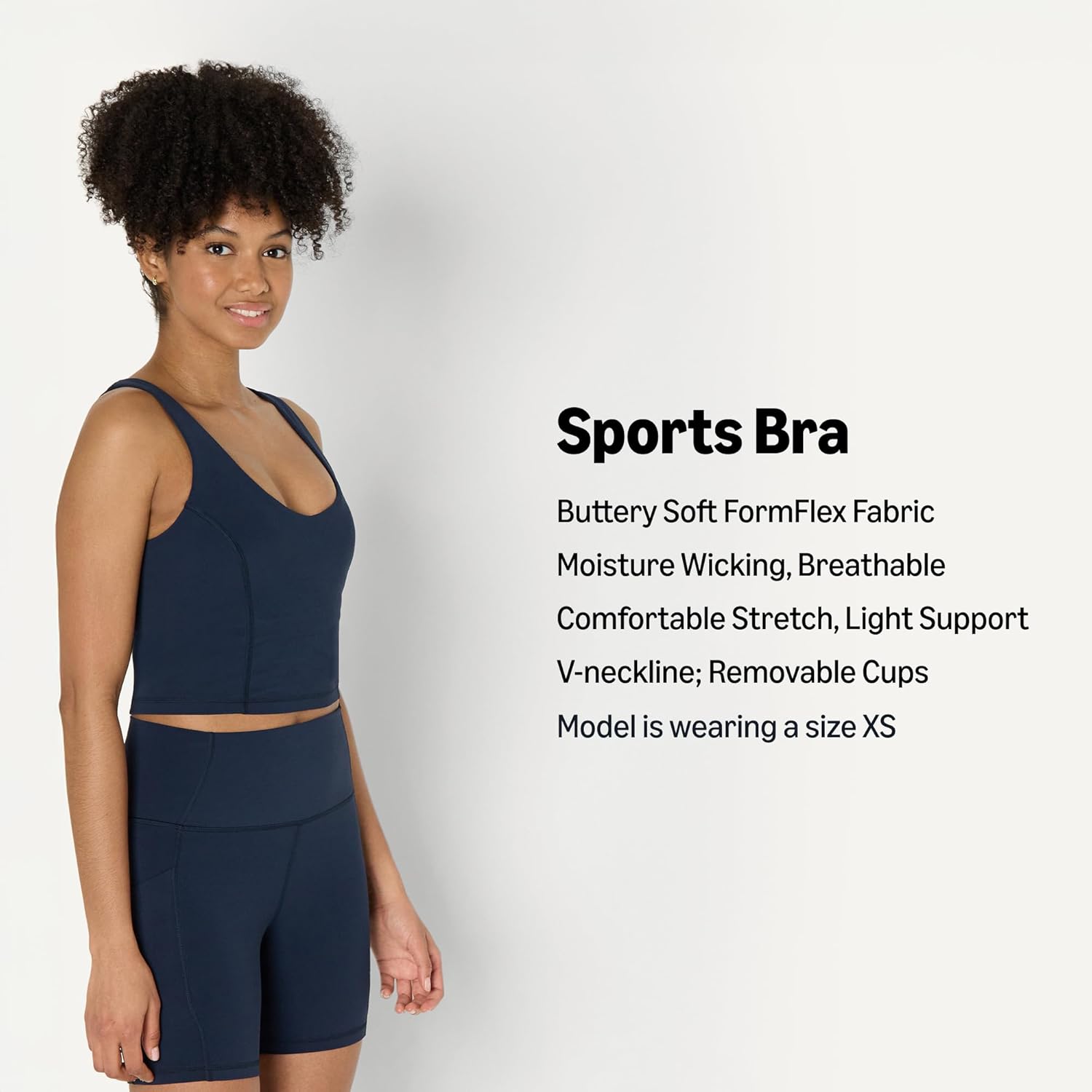 Thumbnail 3 de Amazon Essentials Women’s Active FormFlex Buttery Soft Light Support Crop Tank with Bra